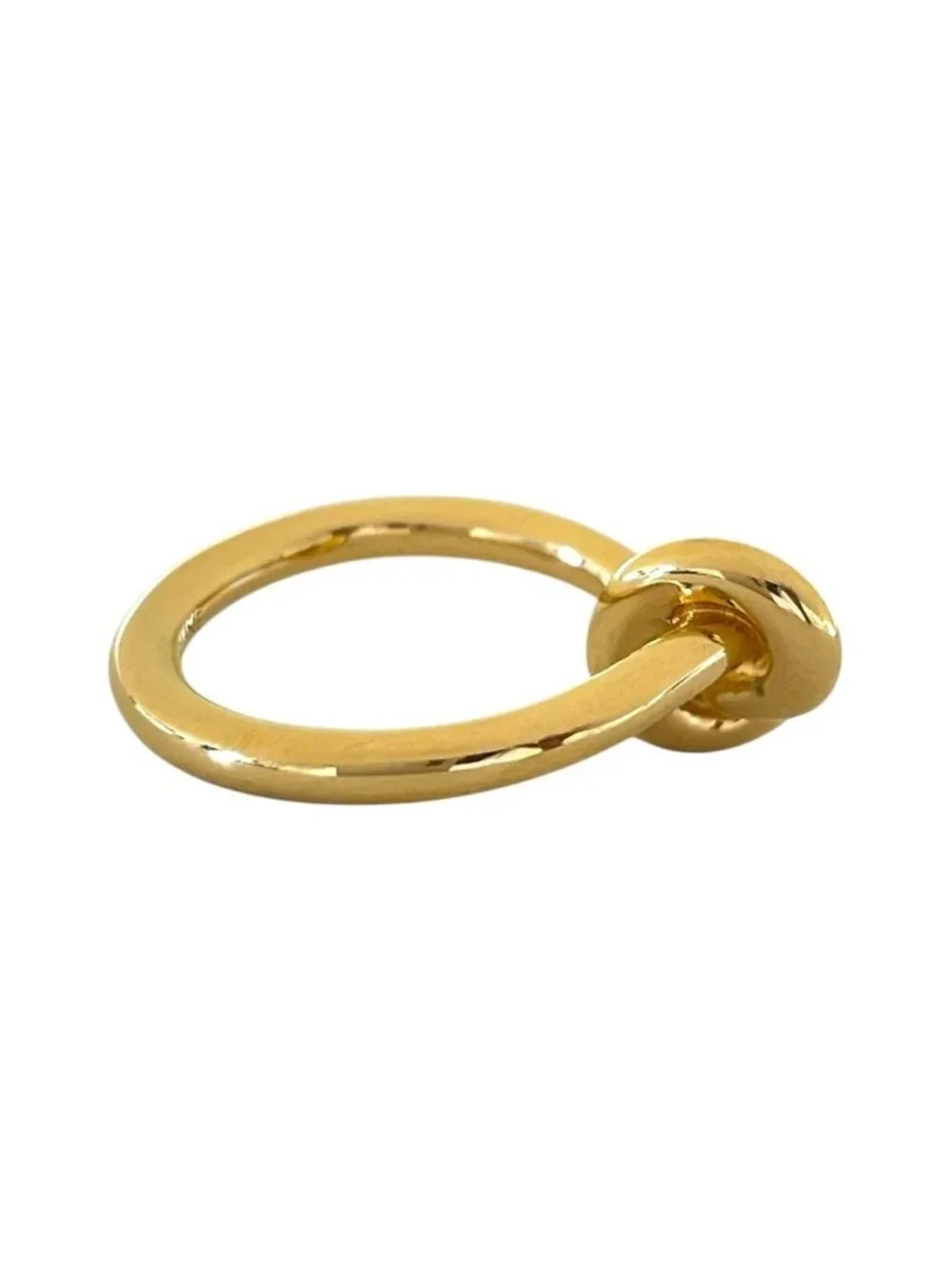 Celine Knot Ring Gold Plated